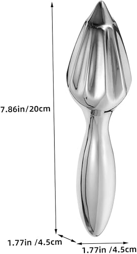 Miniatura 2 de ARTIBETTER 2Pcs Stainless Steel Manual Citrus Reamer Fruit Juicer with Ergonomic Design for Lemon Kiwi Orange Hand Press Juicer for Home Kitchen Bar