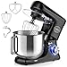 Robot Pâtissier,Tobeelec 1500W 7L Robot de Cuisine ,Robot Patisserie,Vitesse à 6 Niveaux, Robot Pétrin Multifonction, Batteur sur Socle,Bol en Acier Inoxydable,avec Fouet,Batteur,Crochet