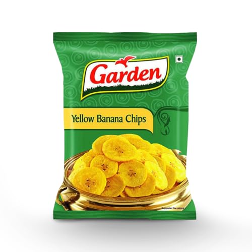 Image of Garden Yellow Banana Chips - Premium Kerala-Style Crunchy Banana Wafers | Perfectly Seasoned, Thin-Sliced, Golden-Fried Snack Made with Traditional Goodness 150gm