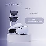 APEXINNO Head Strap for PS VR 2 Accessories – Soft & Comfortable, Anti-Slip Rear Pad, Balanced Weight for Stable Fit