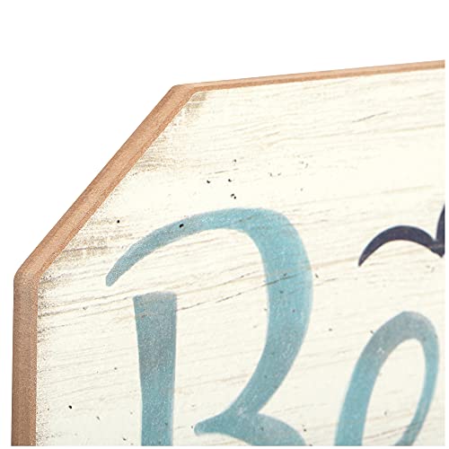 Beach Cottage Wall Decor - Vintage Nautical Wood Sign for Beach House, Sun Room, or Bathroom - Image 4