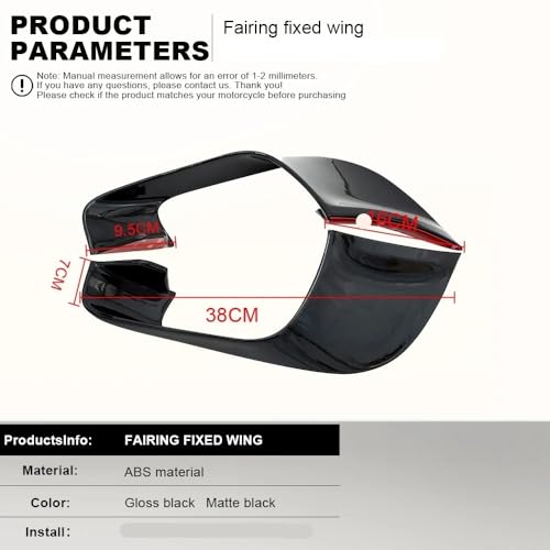 Carénage latéral avec aileron fixe pour YZF-R7 spoiler de route et circuit - 4