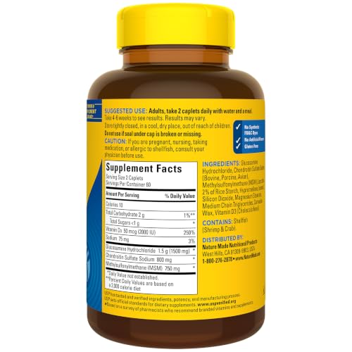 Nature Made Glucosamine Chondroitin Complex with MSM, 120 Caplets - image 8