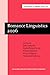 Produktbild Romance Linguistics 2006: Selected Papers from the 36th Linguistic Symposium on Romance Languages Lsrl, New Brunswick, March 31-april 2, 2006 ... Issues in Linguistic Theory, 287, Band 287)