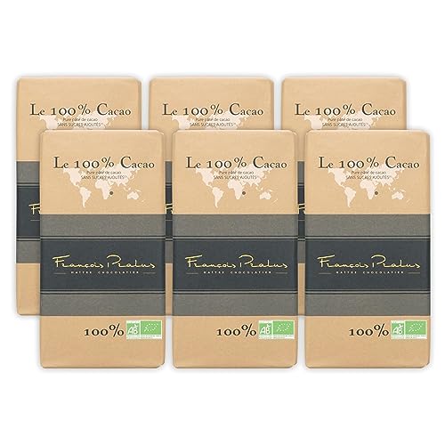 Francois Pralus Le 100% Chocolate Bar - 6 pack