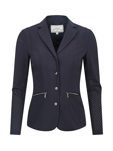 Veste de concours LeMieux Jessica en maille pour femme bleu marine