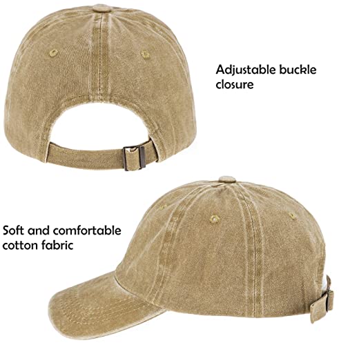 Image of Glamorstar Classic Unisex Baseball Cap Adjustable Washed Dyed Cotton Ball Hat
