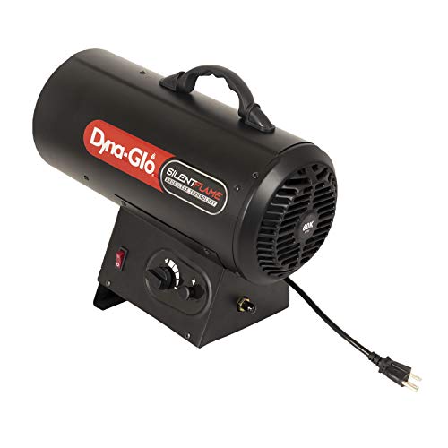 Dyna-Glo 60,000-Btu Quiet Portable Propane Forced Air Heater, Black #TOP3
