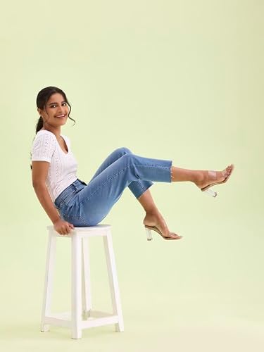 GO COLORS blue denim jeans – image 6