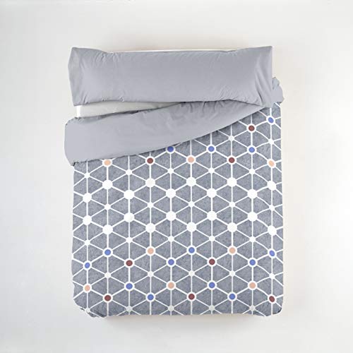 BAILARINA - Funda nórdica Dina. Cama 135 cm. Gris