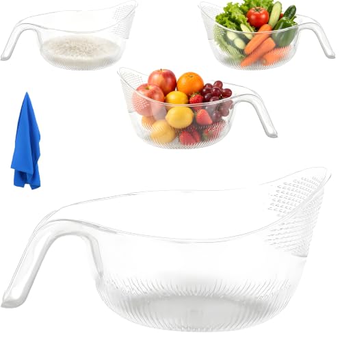 Multi-Functional Rice Strainer with Handle