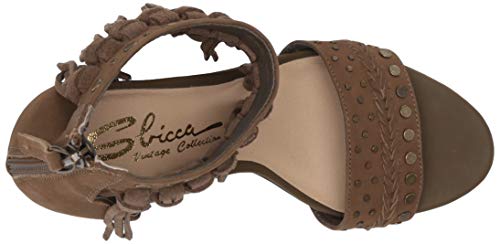Sbicca Women's Bountiful Heeled Sandal, Khaki, 9 #TOP4