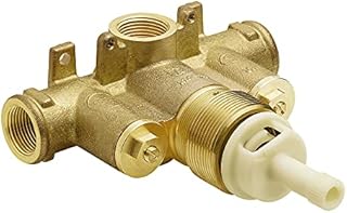 Moen ExactTemp 3/4-Inch IPS Rough-In Thermostatic Shower Valve with Check Stops, S3371