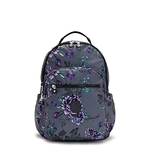 Image of Kipling Women's Seoul 15 inch Laptop Backpack, Durable, Roomy with Padded Shoulder Straps, Built-In Protective Sleeve