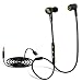 Back Bay 2-in-1 Wireless & Wired Bluetooth Earbuds. Sweatproof Wireless Stereo Headphones with Microphone, 6 Earphone Tips, AUX Cable and Carrying Bag