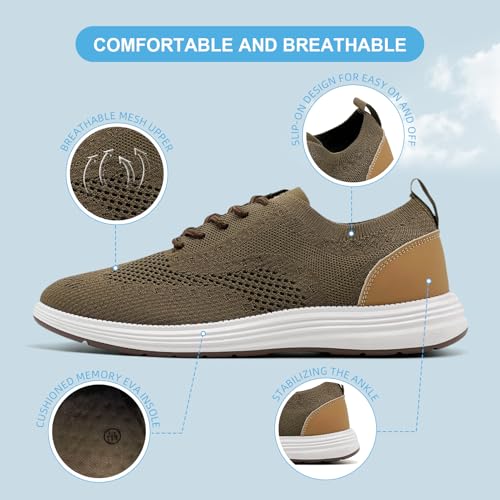 Casual Dress Shoes for Men Business Oxfords Fashion Sneakers Comfortable Loafers Men’s Walking Shoes3