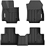 LASFIT Floor Mats Fit for 2019-2023 Toyota RAV4 (Not for Hybrid or Prime), All Weather Custom Fit Car Floor Liners 1st & 2nd Row, Black
