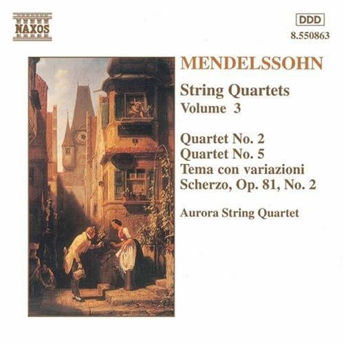 String Quartets Vol. 3 [Audio CD] MENDELSSOHN