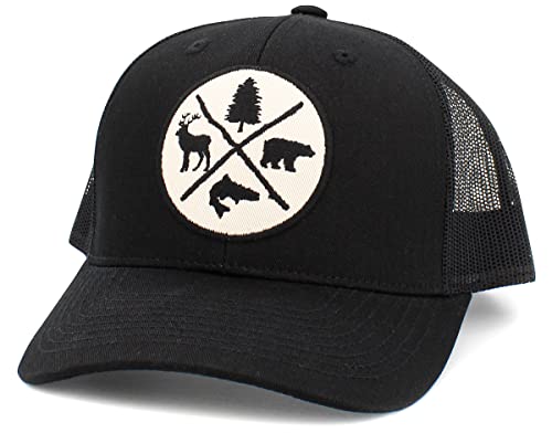 Image of KBETHOS Men's Women's Explore The Outdoors Mountains Scenery Unisex Trucker Baseball Cap