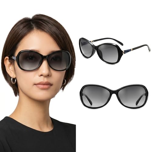 [REONAS] �Ό� �T���O���X ���f�B�[�X UV400�E���O���J�b�g �����p ������� �^�]/�T�C�N�����O/�A�E�g�h�A �t�@�b�V�����T���O���X �}�[�u��6 (�u���b�N)