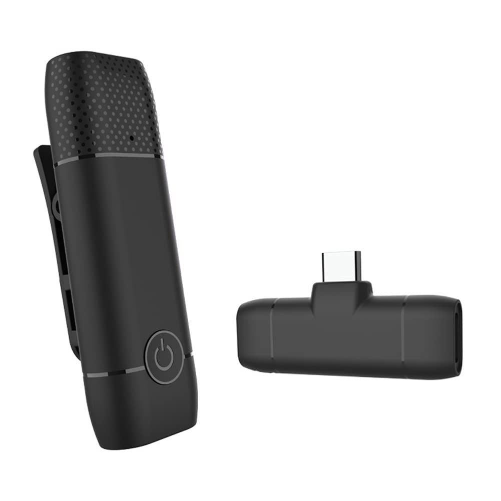 Wireless Mini Portable Condenser Phone Clip-on Tie-Clip Mic Audio Video Recording Phone for Mobilephone
