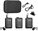 Produktbild Movo WMX-1-DUO 2.4GHz Drahtloses Lavalier-Mikrofonsystem, kompatibel mit DSLR-Kameras, Camcordern, iPhone, Android-Smartphones und Tablets (60m Audio-Reichweite)