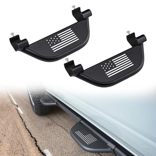 Estribos para Ford Bronco 2021-2026 2/4 puertas 2PCS acero miniatura 1