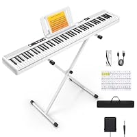 Donner 電子ピアノ 88鍵盤 スタンド付き DEP-10 Amazon | Donner 電子ピアノ 88鍵盤 スタンドセット MIDI対応