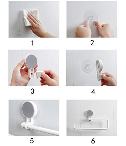 Lezed Portasciugamani da Parete autoadesivo