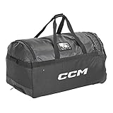 CCM 480 Wheeled Hockey Bag, Black (Medium (32' L x 18' H x 18' W))
