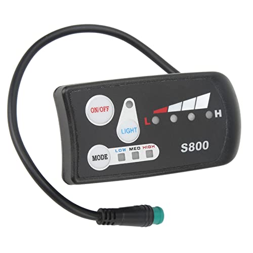 RiToEasysports Electric Display, Scooter S800 LED Display Meter with Connector 36V 48V Universal, RiToEasysports14m0zsaqug