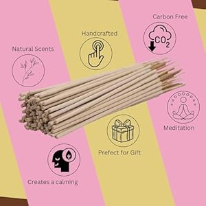 Bless white sage incense sticks 100 natural handmade hand dipped incense sticks organic chemicals free for purification relaxation positivity yoga meditation the best woods scent 100 sticks 150gm  urban country home decor