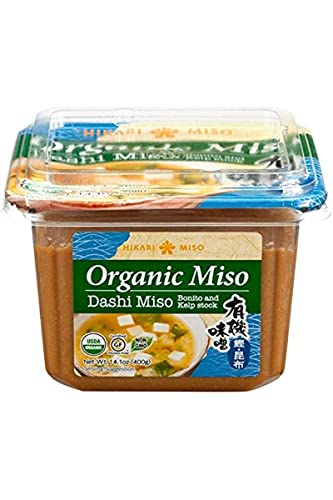 Hikari Organic Dashi Miso Paste, Bonito and Kelp Stock, 14.1