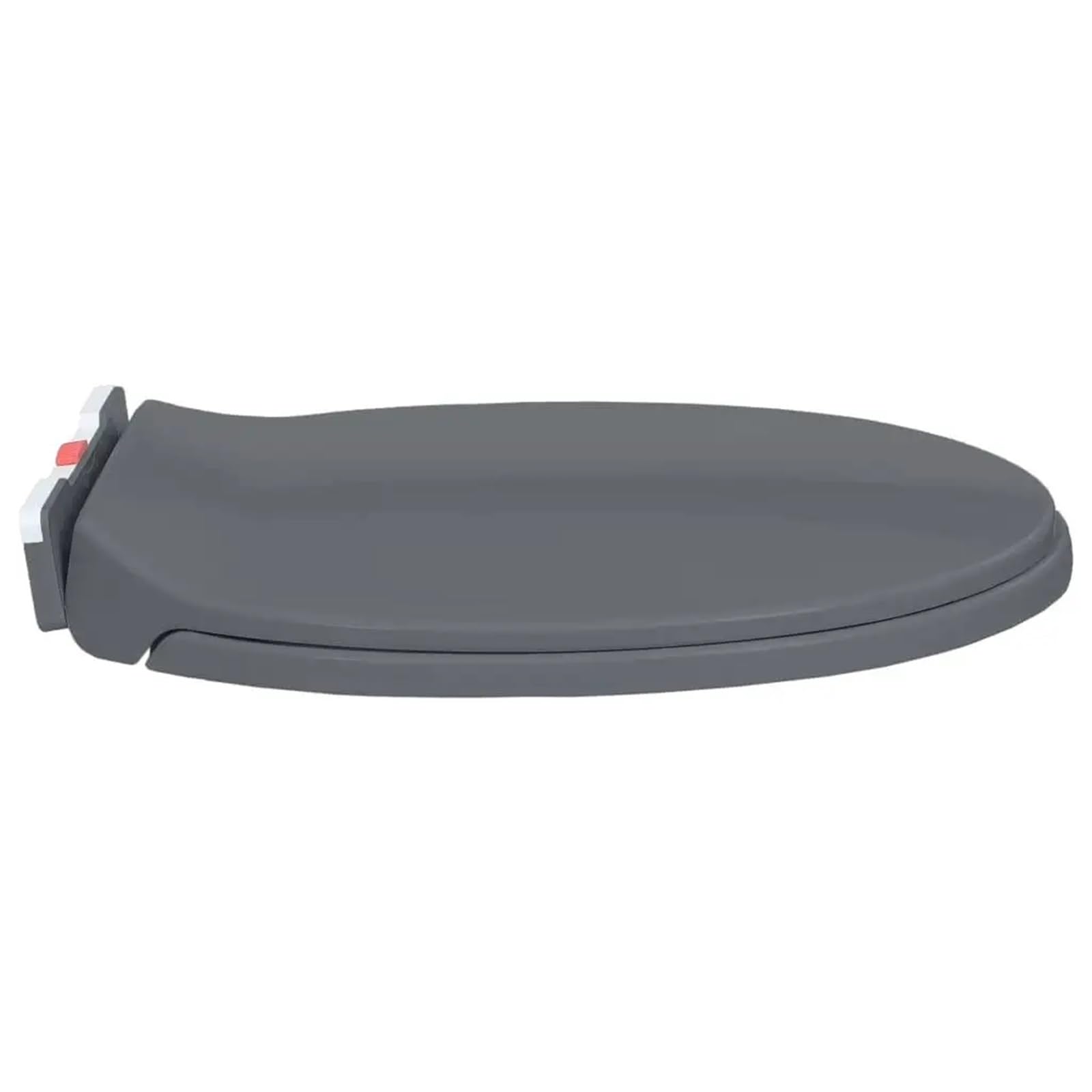 Grauer - Asiento de inodoro ovalado con cierre suave y liberación rápida, accesorio de baño moderno fácil de limpiar para mayor comodidad e higiene, ideal para mejoras y renovaciones del hogar.
