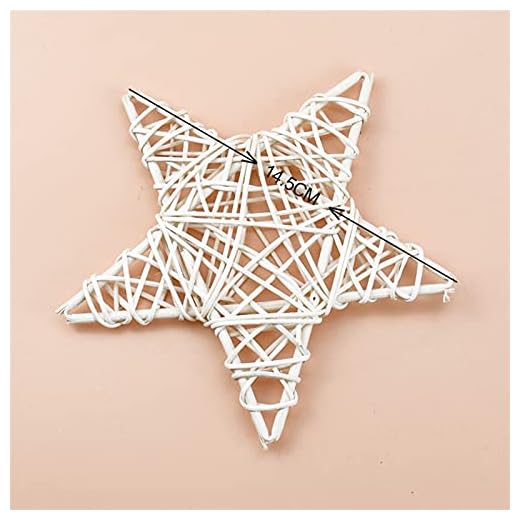 YANGYY Framdörr girlang hängande dekoration 10/15/20 cm billiga konstgjorda växter bröllop dekorativa blommor stjärnkrans gör-det-själv jul hantverksmaterial scrapbooking heminredning (färg: 15 cm)