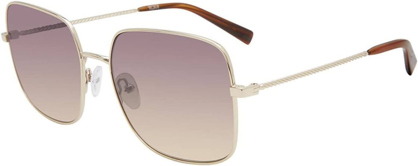 TUMI 007 Women's Square Sunglasses, 57mm - Gold