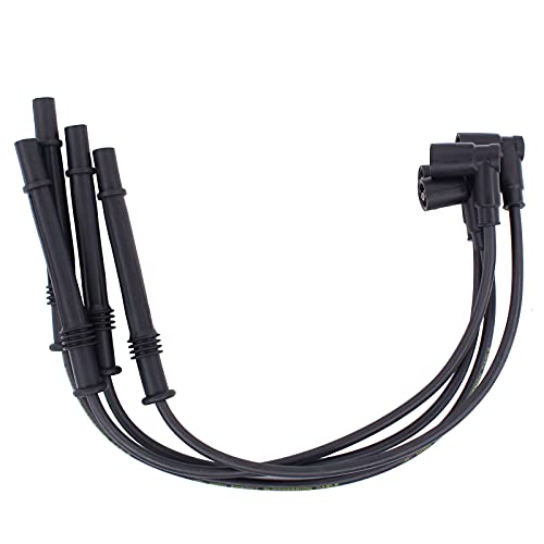 Doo Engy Lot de 4 câbles d'allumage pour Renault Clio 2 Kangoo Twingo 1 2 Cover