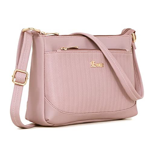 Image of EXOTIC Women's Studded Dual Tone Sling Bag -Green