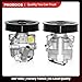 PHOBOOS Power Steering Pump Compatible with Forester 2003-2007, H4 2.5L models, with Outlet & Pulley, Smooth Steering, Low Noise, High Durability, Ref. 21-5330