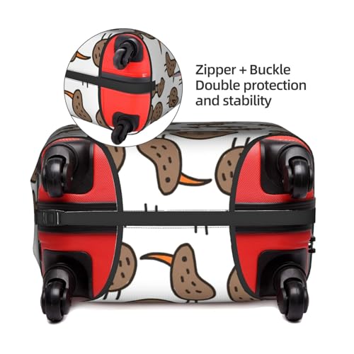 Kiwi Bird Cute Print Travel Elastic Suitcase Luggage Baggage Cover Protector, Washable And Anti-Scratch4