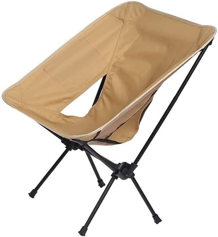 Portable Folding Chair Portable Outdoor Folding Chair Ultralight Folding Camping Chair Extended Fishing Beach Chair Travel Hiking Picnic Adjustable Folding Chair(B)