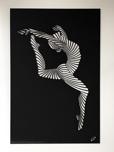 Danse et gymnastique rythmique : déco murale en bois pour chambre