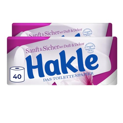 Hakle Sanft & Sicher, 40 Rollen Toilettenpapier, 4-lagig – Ansicht 1