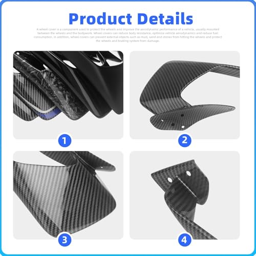 Aileron Carénage YZF R1 R1M Stabilisation Aérodynamique Arrière