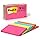 Post-it Notes, 3 in x 5 in, 5 Pads, America #1 Favorite Sticky Notes, Cape Town Collection, Bright Colors (Magenta, Pink, Blue, Green), Clean Removal, Recyclable (655-5PK)