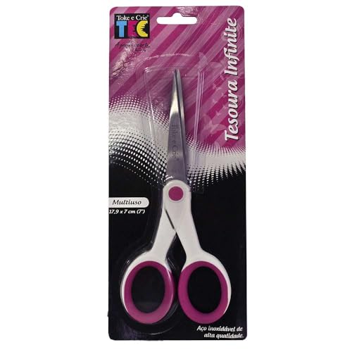 Toke e Crie 12836 Tesoura Infinite Multiuso, 17.9cm x 7 cm