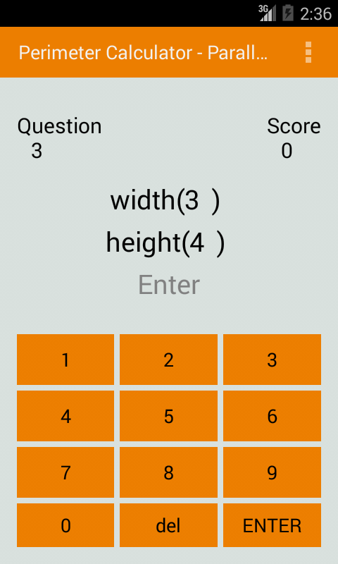Perimeter Calculator - Parallelogram - App on Amazon Appstore