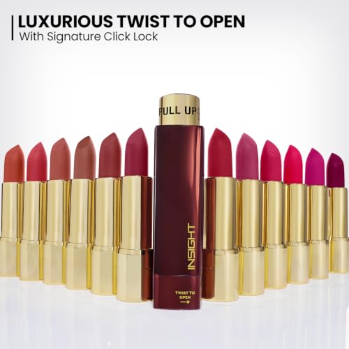 Image of INSIGHT Cosmetics Blur Rouge Lipstick - Long Lasting | Matte Finish | Non-Transfer | Lightweight & Non-Sticky | One-Swipe Pigment (Million Mood) - 4.2g