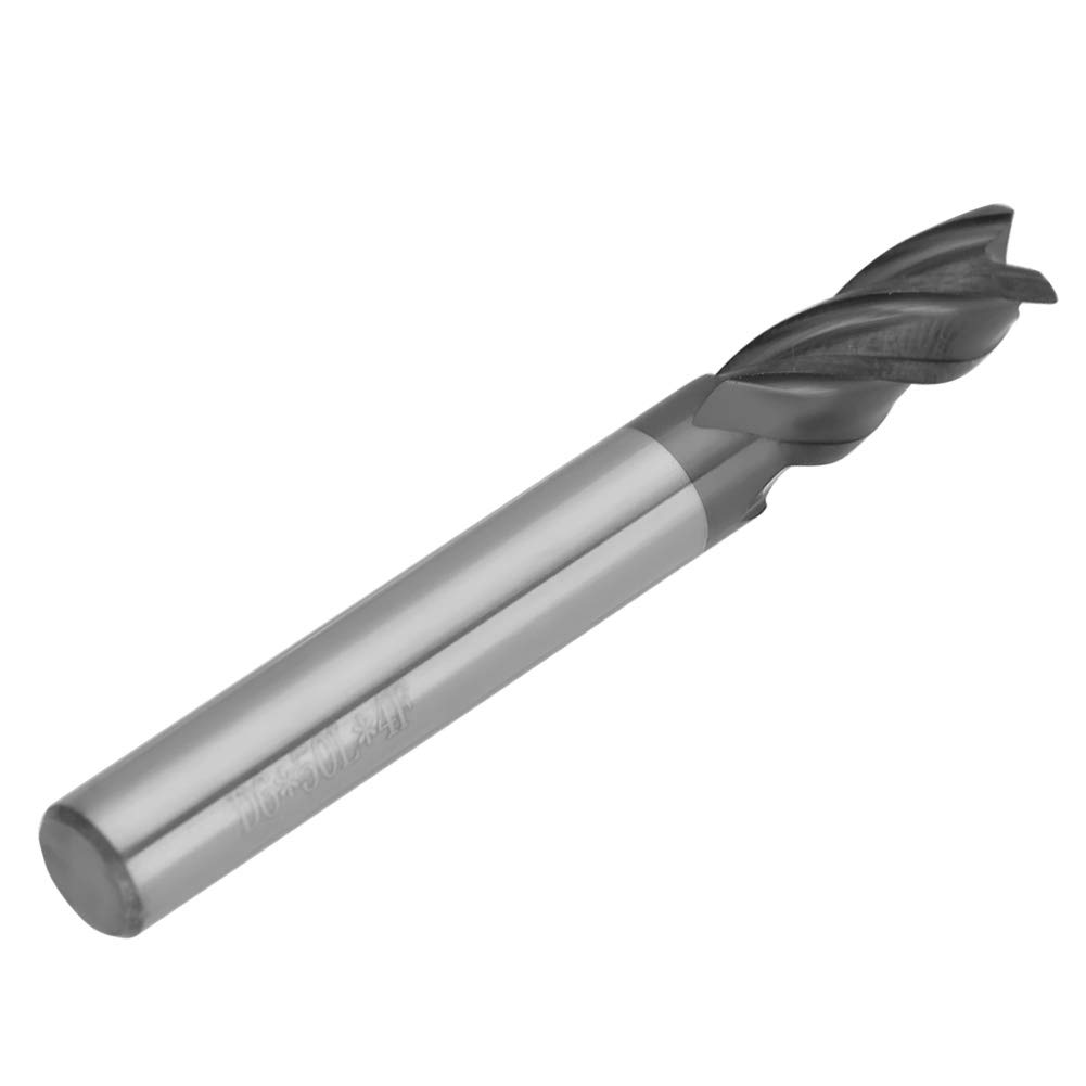 4 Punte Per Frese Ad Alta Velocità, Fresa Diritta in Carburo Di Tungsteno, Frese Per Metallo Professionali, Fresa Per Metalli Duri, Confezione 5, 6mm*50