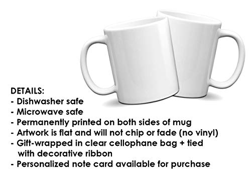 Taza de cerámica blanca personalizada Canary Road miniatura 5